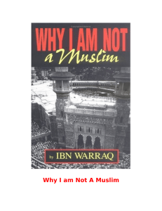 Why I am Not A Muslim