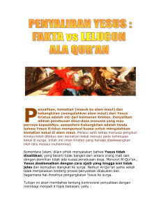 Penyaliban Yesus : Fakta vs Lelucon ala Qur`an