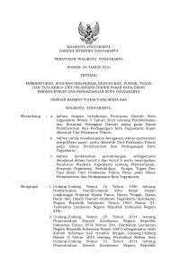 BAB I - Bagian Hukum Kota Yogyakarta