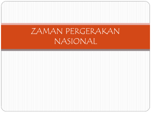 Faktor ekstern dan intern lahirnya nasionalisme Indonesia.