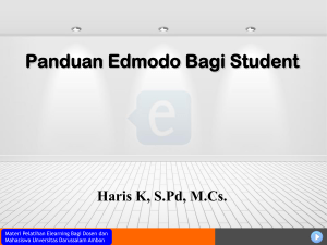 Panduan Edmodo untuk Student