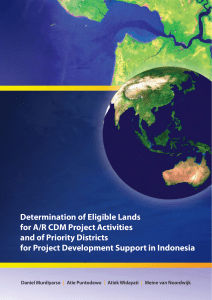 Determination of Eligible Lands for A/R CDM Project Activities and of