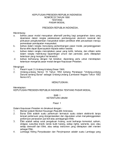 keputusan presiden republik indonesia (keppres)