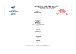 manual prosedur - UIGM | Login Student