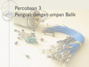 Percobaan 2 Penguat Diferensial