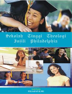 Filsafat Ilmu - Sekolah Tinggi Teologi Injili Philadelphia