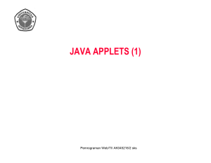 JavaApplets(1)