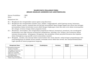 Fisika - Bidang Agribisnis dan Agrotek, 4 - 6 juli kelas 11