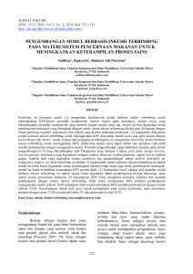 pengembangan modul berbasis inkuiri terbimbing