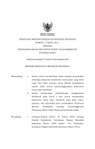 peraturan menteri kesehatan republik indonesia nomor 11 tahun