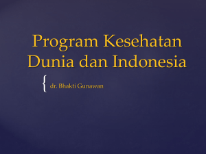 Program Kesehatan Dunia dan Indonesia