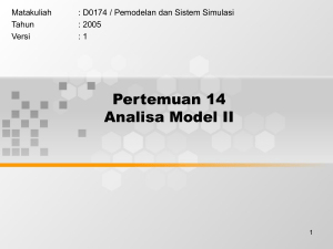 Kegiatan inventory dalam industri sebagai input