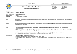 Dasar Elektronika - Web Dosen Budi Luhur