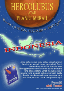 kutipan dari buku - Hercolubus Atau Planet Merah: Indonesia