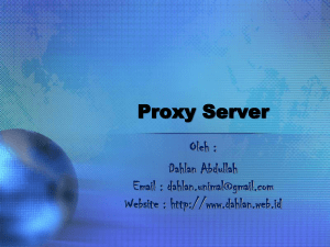 Proxy Server - Dahlan Abdullah