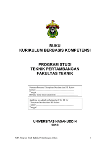 A. Visi Program Studi - Universitas Hasanuddin