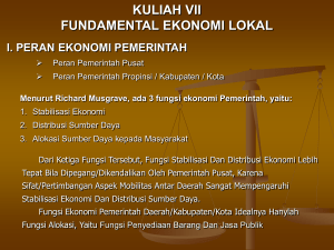 Fundamental Ekonomi Lokal
