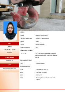 profil-cv - Civitas UNS - Universitas Sebelas Maret