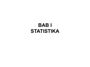 bab i statistika