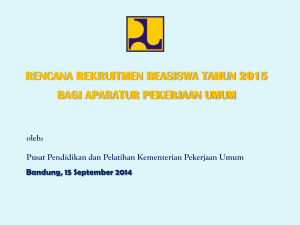 Bahan Tayang Rapat 15 Sept 2015 – rekruitmen