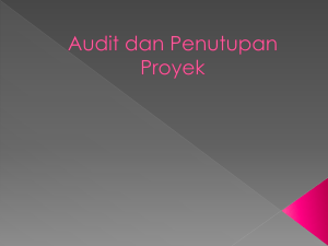 Audit dan Penutupan Proyek
