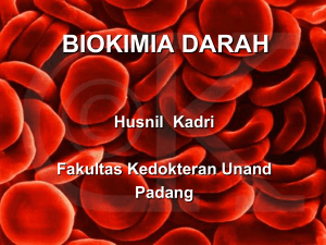 Biokimia Darah - Repository Unand