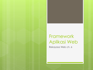 Framework Aplikasi Web