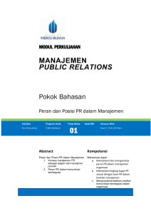 Modul Manajemen Public Relations [TM1].