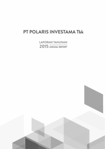 Annual Report 2015 - Polaris Investama