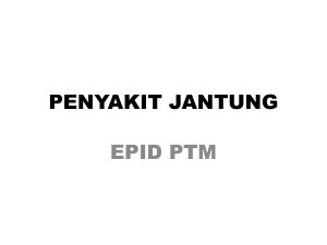 epid ptm peny jantung part ii