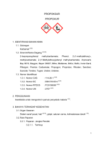 nama bahan kimia berisiko keracunan (indonesia)
