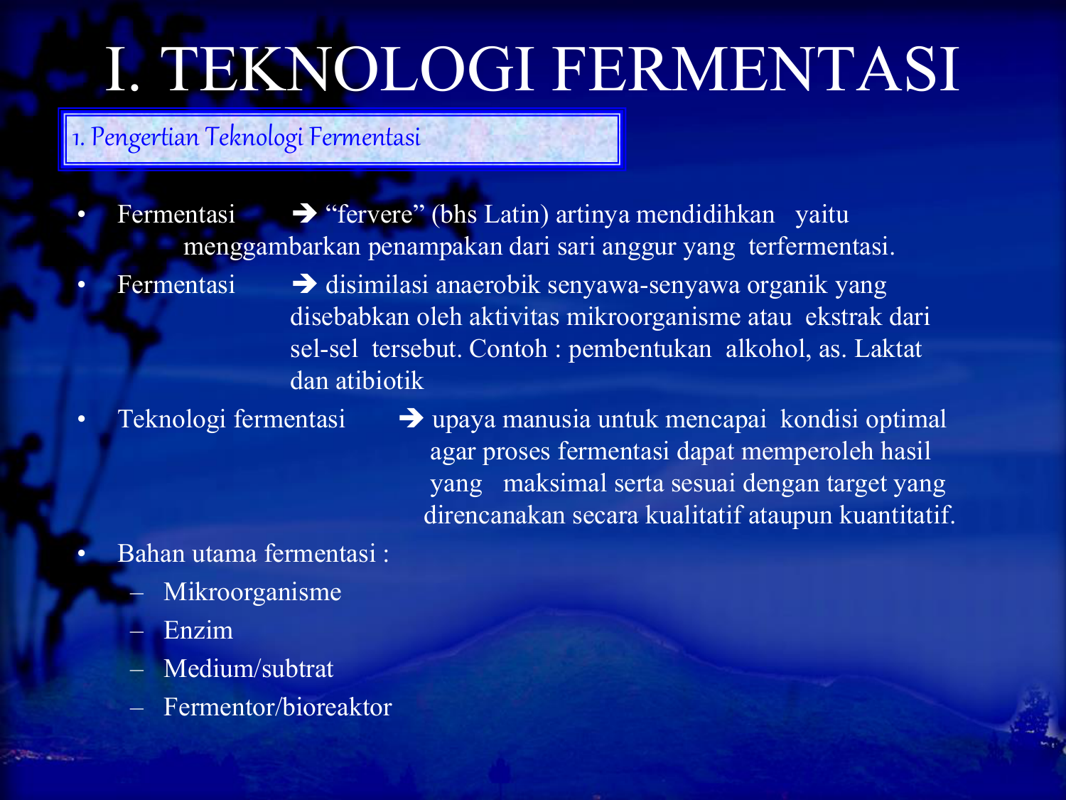 Teknologi Fermentasi