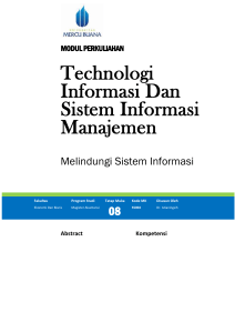 Modul Teknologi Informasi dan Sistem Informasi Manajemen [TM8].