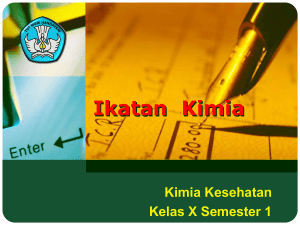 Bab 5. Ikatan Kimia