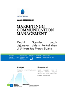 Modul Marcomm Management [TM15]
