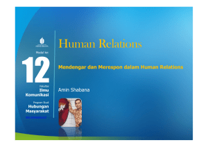 Human Relations - Universitas Mercu Buana