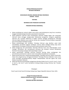 dewan perwakilan rakyat republik indonesia rancangan undang