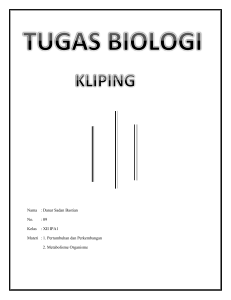 biologi kliping