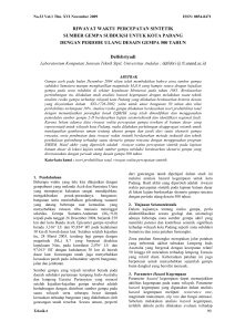 4. Analisis Resiko Gempa