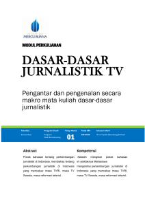 perkembangan jurnalistik televisi di indonesia