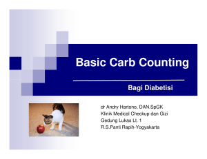 Basic Carb Counting