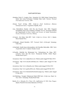 71 DAFTAR PUSTAKA Abubakar, Dyah, E., Lengkey, Haw