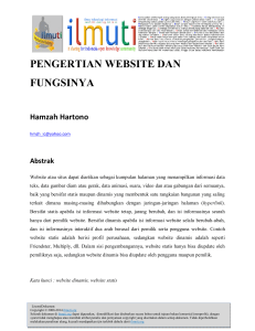 pengertian website dan fungsinya