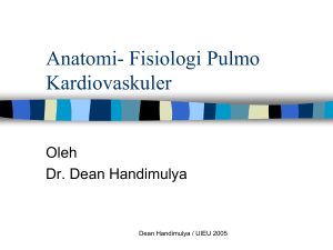 Anatomi- Fisiologi Pulmo Kardiovaskuler