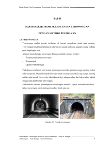 bab ii dasar-dasar teori perencanaan terowongan dengan metode