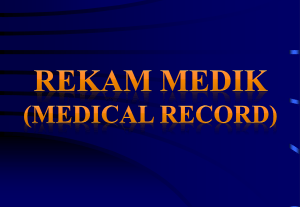 Catatan Medik / Kesehatan (Medical Record)