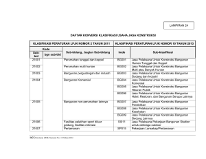 daftar konversi klasifikasi usaha jasa konstruksi