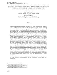 jurnal psikologi volume 6, no.2, agustus 2011: 453