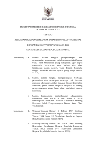 peraturan menteri kesehatan republik indonesia nomor 88 tahun