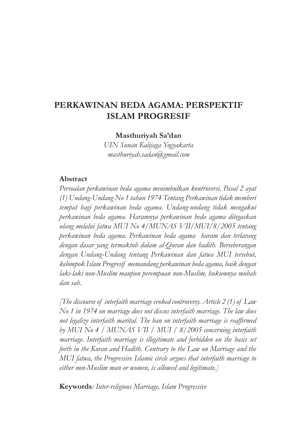  Perkawinan Beda Agama Menurut Uu No 1 Tahun 1974  Tips 